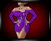 Purple zipper dress