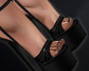 $ Heels Strapless Black