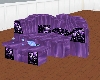 LL-Purple hrts Sofa bed
