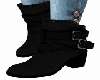 Buckle Boots-Black