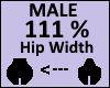 Hip Scaler 111% Male