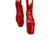 4/7 Boots long red