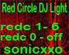 Red Circle DJ Light