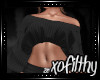 |xo| Off-Shoulder Black