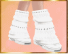 FUR WHITE SHOES