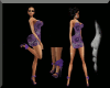 XXL Purple Lace Dress