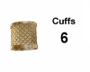 Cuffs Gold Set 6