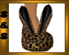 Bunny Leopard Slippers M
