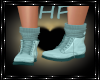 ^HF^ Teal Boots