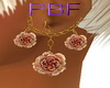 PBF*Vintage Rose Earr