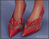 $ Futuristic Heels RED