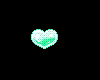 Tiny Green Water Heart