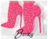 C&M Cheetah Heels Pink