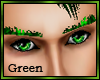 Christmas Green Eyebrows