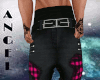 LIAM PANTS BLACK/PINK