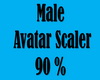 Male Avatar Scaler 90%