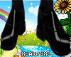 (A) Easter Black Shoes