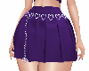*S* Purple Pleated Skirt
