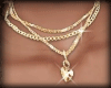 JZ Gold Necklace.