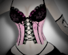 pink n black veil corset