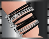 Black Silver  Bracelet