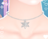 ♡ Snowflake necklace