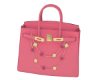 Chain birk bag pink