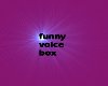 funny voice box 