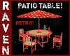 RETRO RED DOT CAFE TABLE