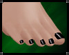Bare Feet Black Nails