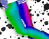 rainbow drip