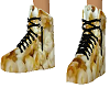 popcorn shoes M black