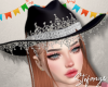 S.  Cowgirl Hat Black