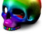 Pride Skull Head Chair 