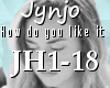 Jynjo - How Do You