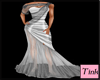 White Black Gown