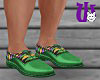 Mardi Gras Shoes green