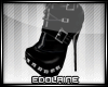E~ PVC Black Boots