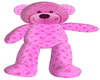 Pink Bfly Huggable Bear
