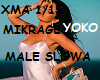 Mirage Yoko -Male slowa