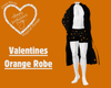 Valentines Orange Robe