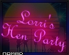 🎧 Lorri's Hen Sign