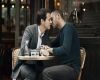 Coffee Shop Gay Kiss