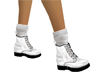 white boots/socks