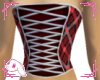 Ruby Red Laced Corset