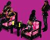 [JD]Dbl Pinkihot Chairs