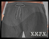 -X K- Linen Pants Gray