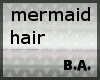 silver/blk mermaid hair