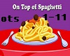 On top of spaghetti