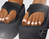 ☆ body black sandals